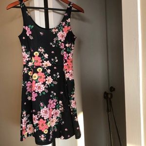 Navy and floral dress- never worn!